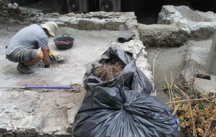 El área de Cultura de Almuñécar denuncia vertidos  de basura en el complejo de las termas y acueducto romana de La  Carrera.